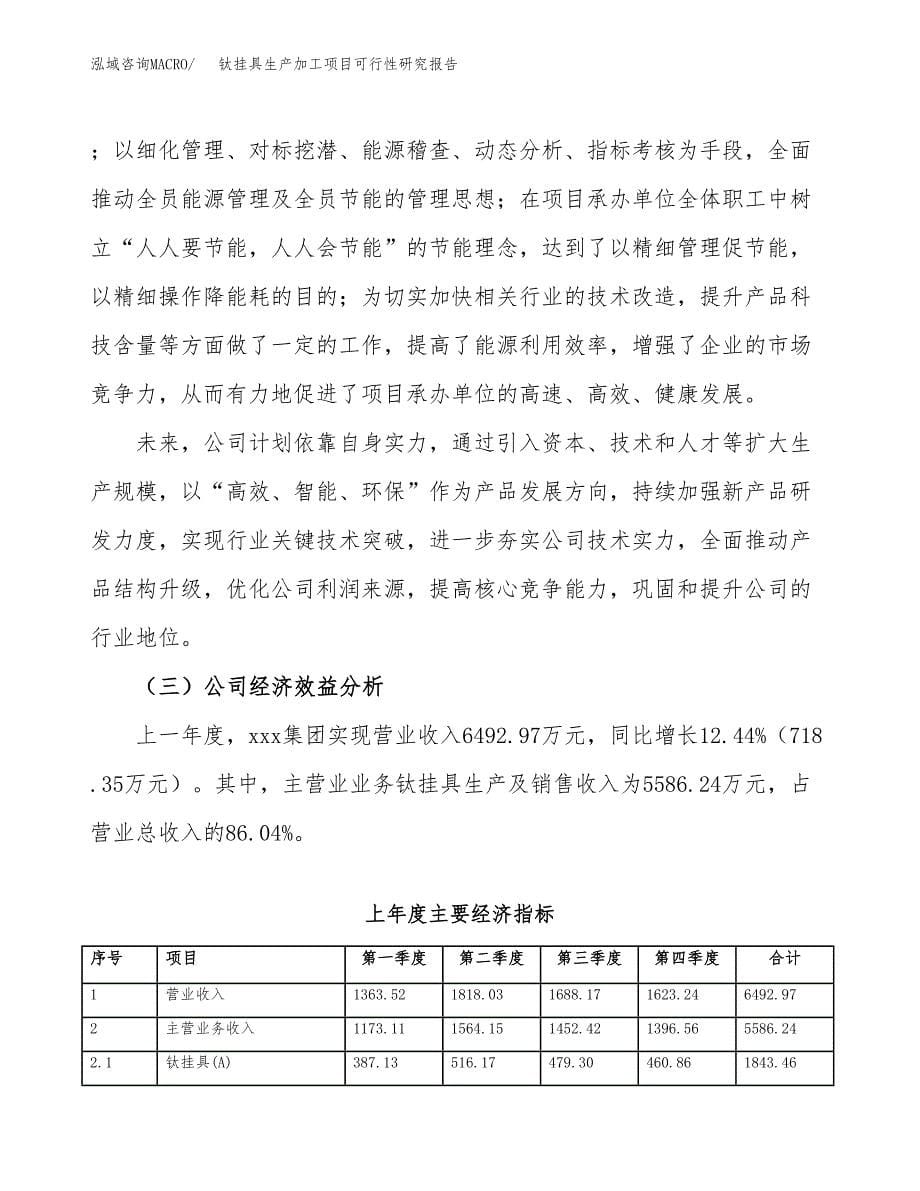 （模板）钛挂具生产加工项目可行性研究报告_第5页