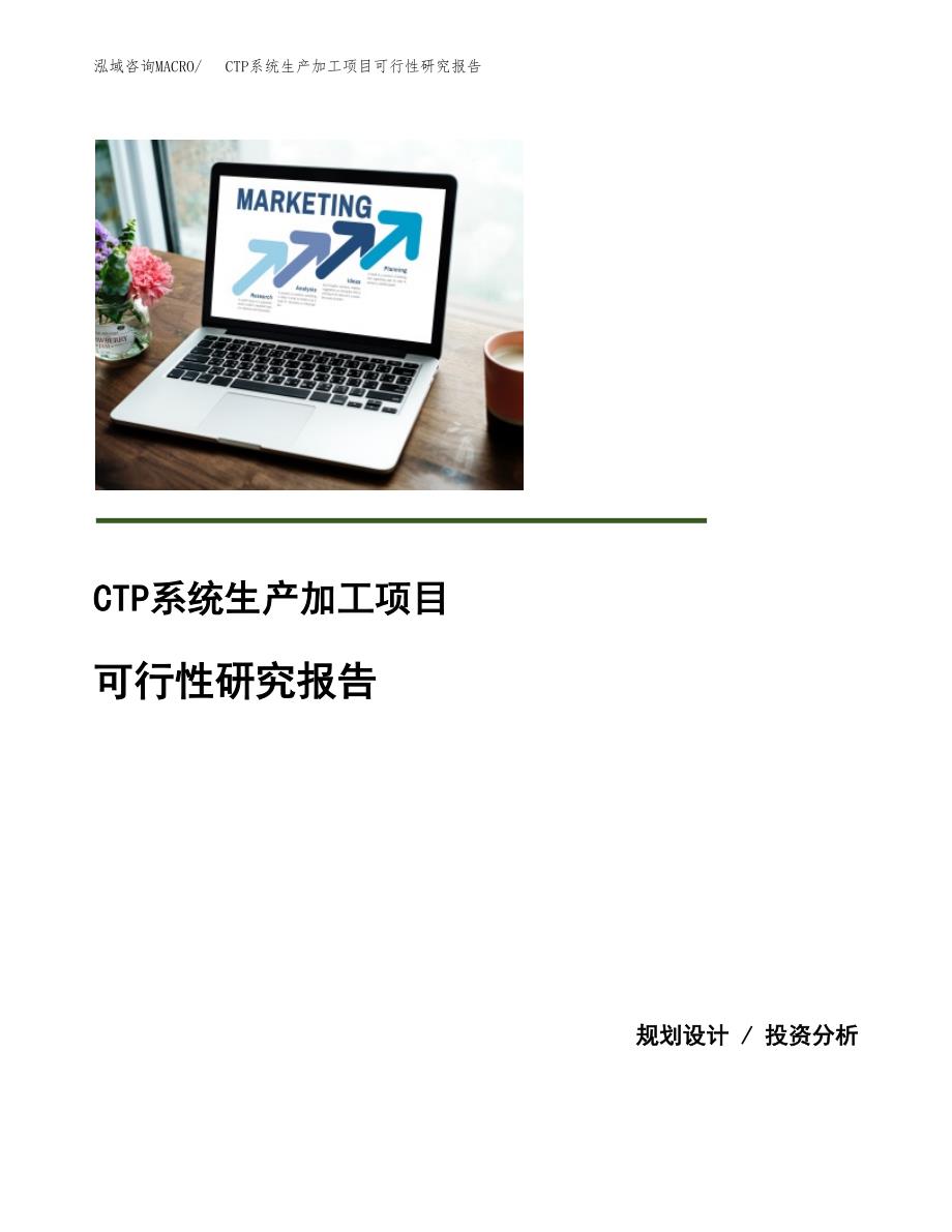（模板）CTP系统生产加工项目可行性研究报告_第1页
