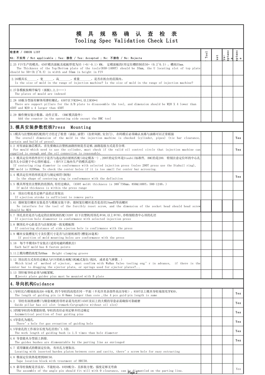 模具设计checklist_第2页