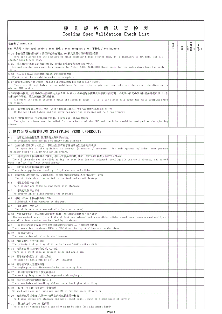 模具设计checklist_第4页