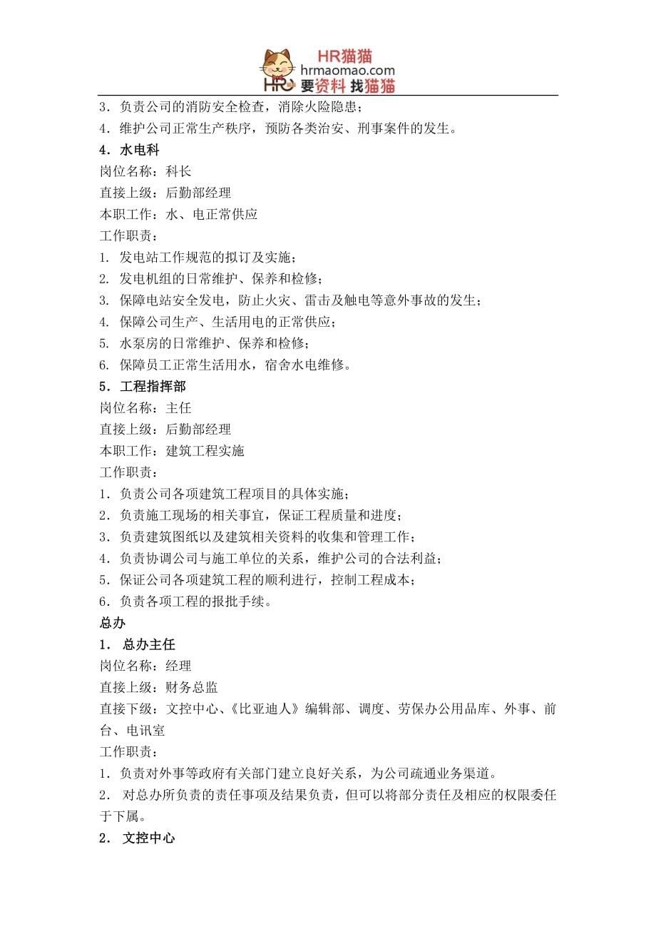 【实例】深圳市XX实业有限公司-管理类制度-162页-HR猫猫_第5页