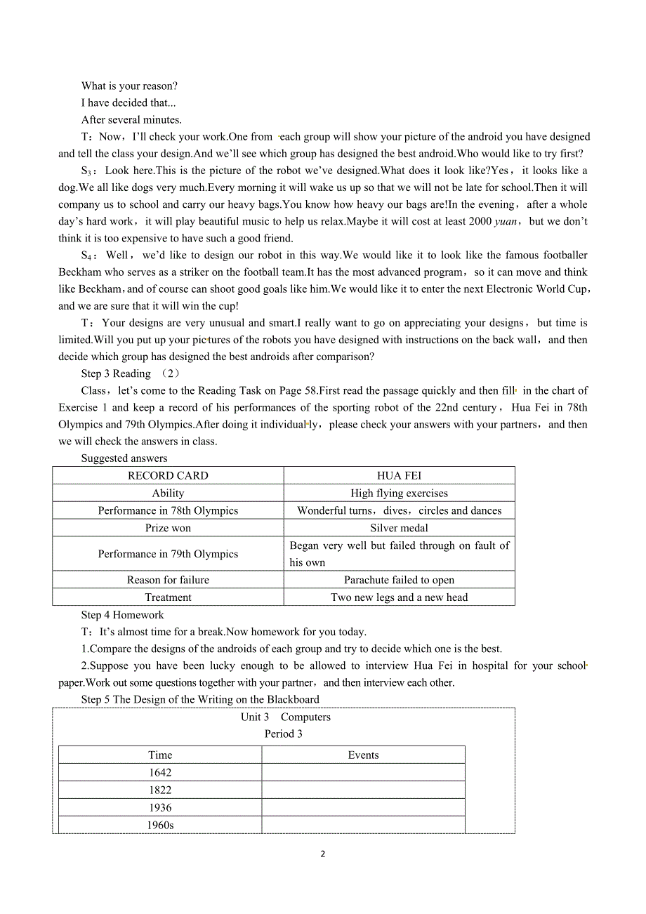 人教版高中英语 必修二（Unit3 Computers--Period3 Extensive Reading）_第2页