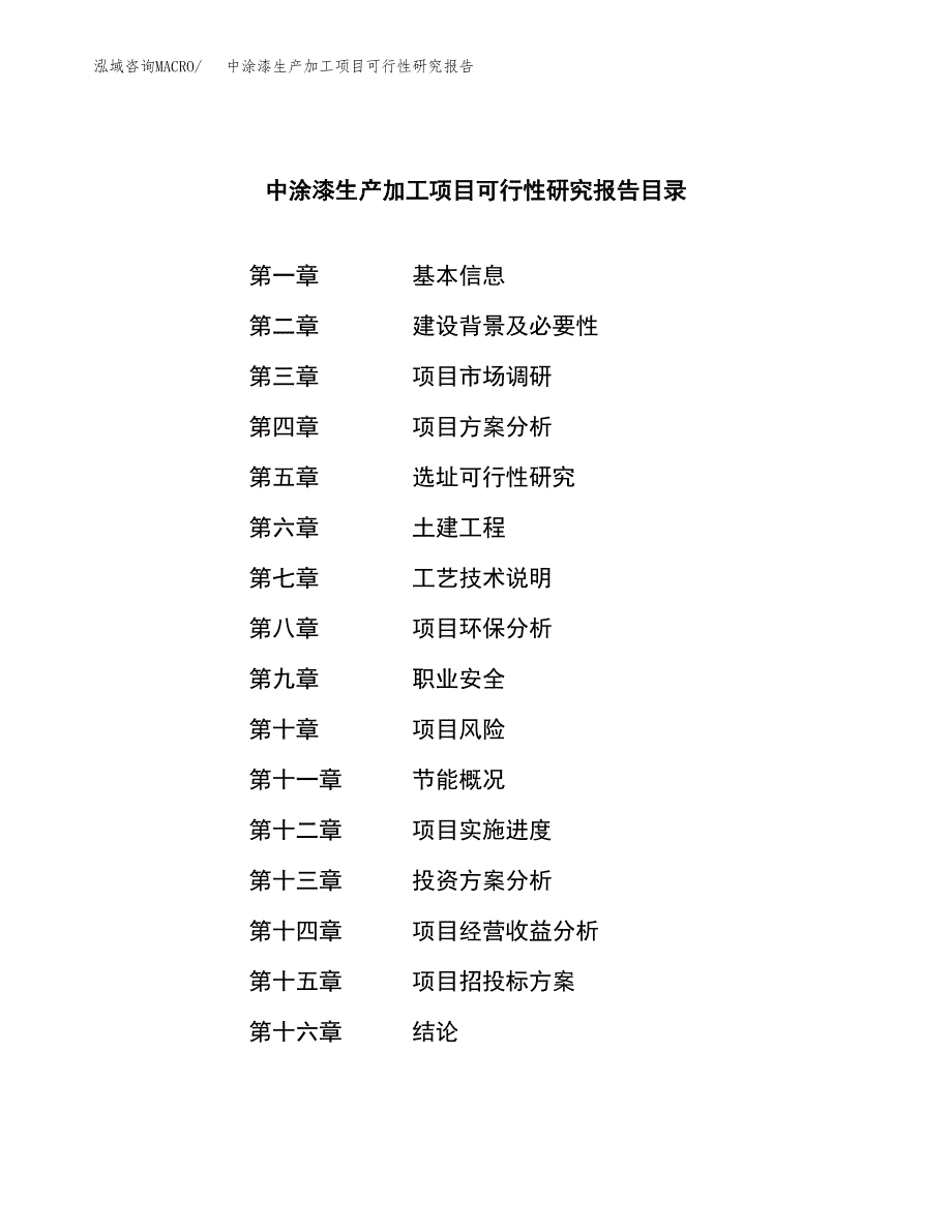 （模板）中涂漆生产加工项目可行性研究报告_第3页