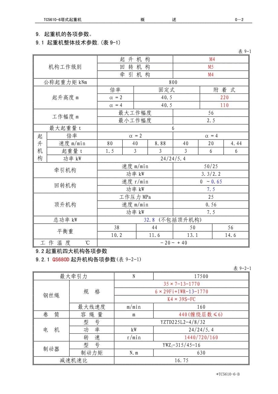 中联TC5610-6塔式起重机使用说明书.pdf_第5页