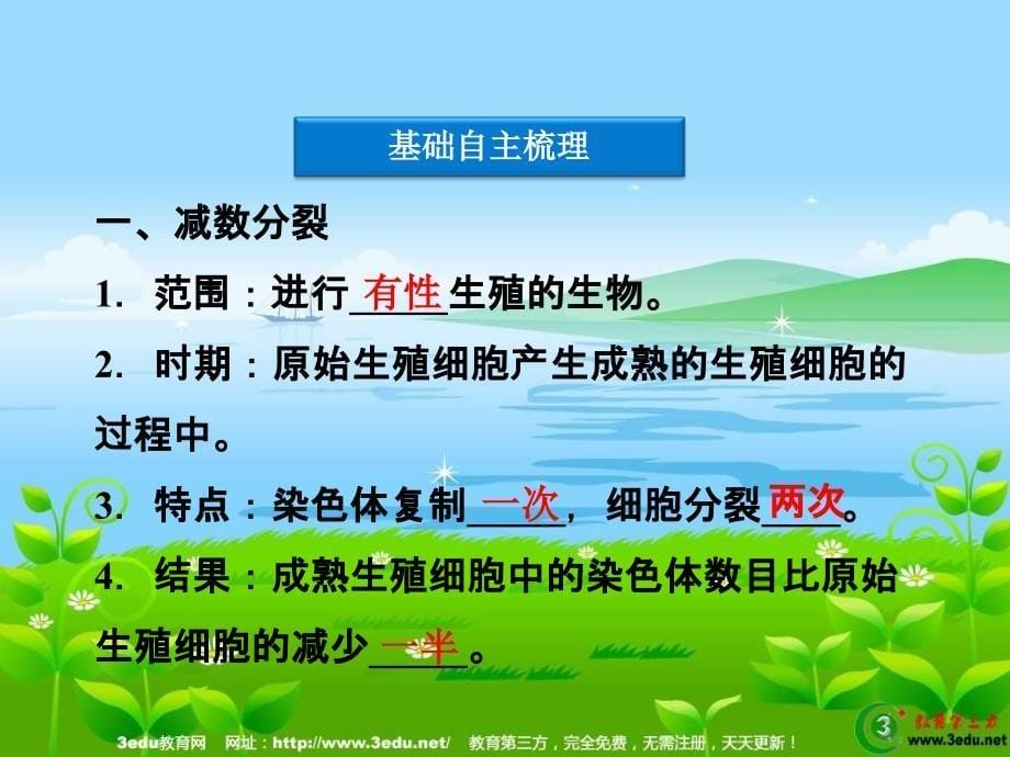 高中生物减数分裂和受精作用_第5页