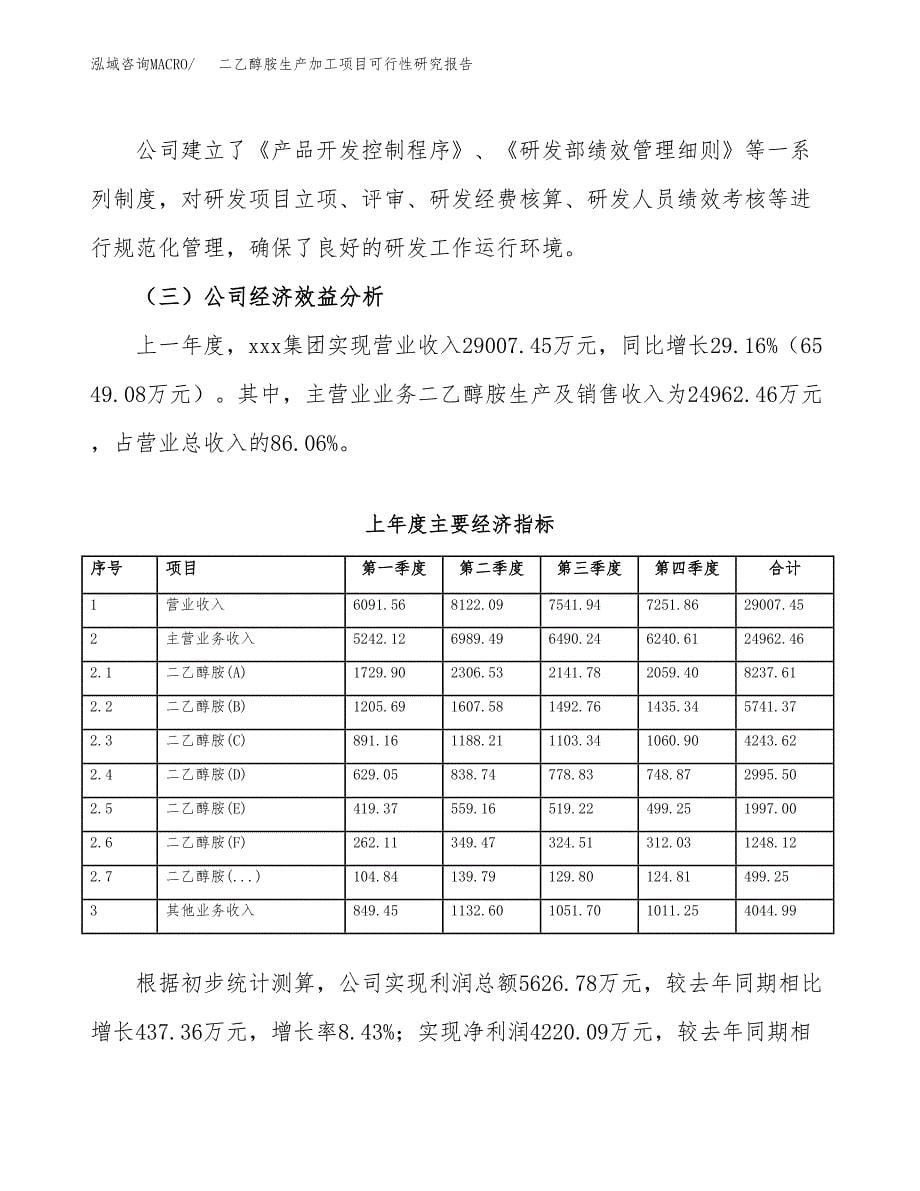 （模板）二乙醇胺生产加工项目可行性研究报告_第5页