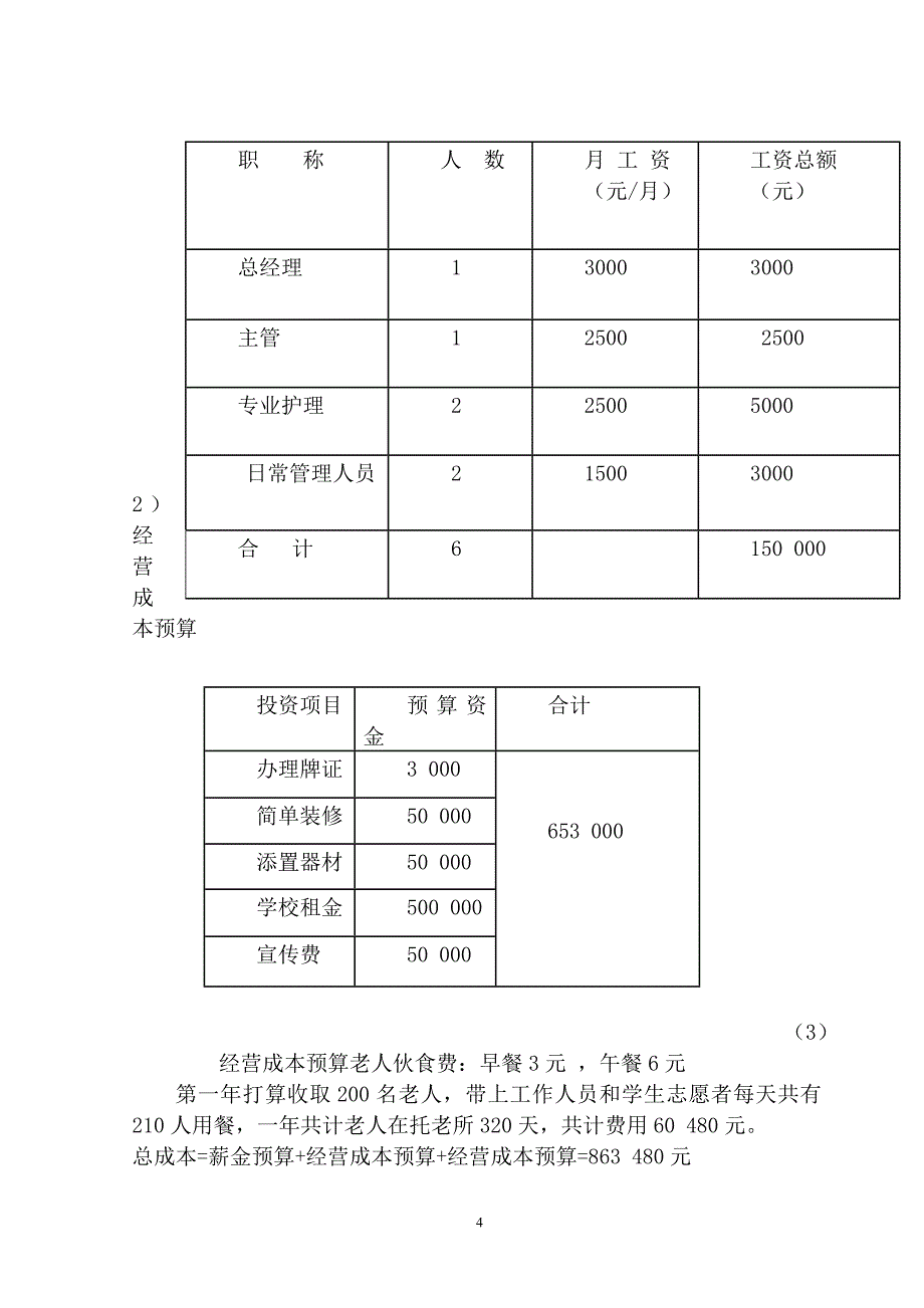 养老产业创业计划书_第4页