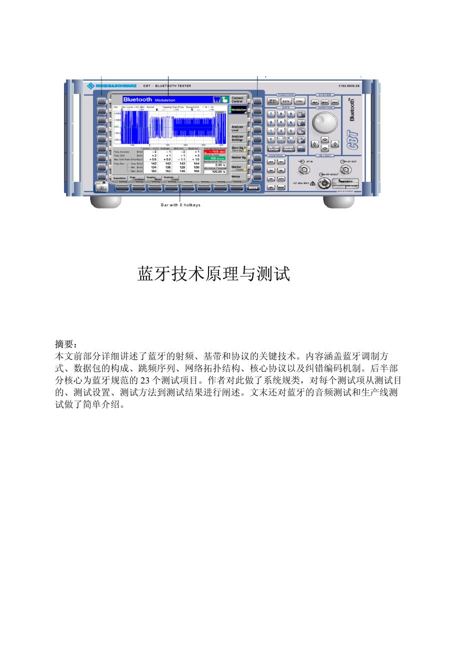 蓝牙技术原理与测试(中文)_第1页