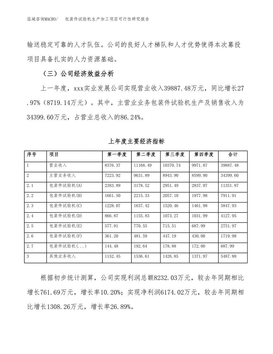 （模板）包装件试验机生产加工项目可行性研究报告_第5页