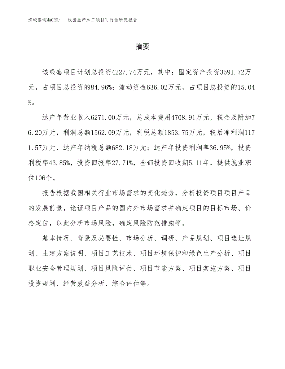 线套生产加工项目可行性研究报告_第2页