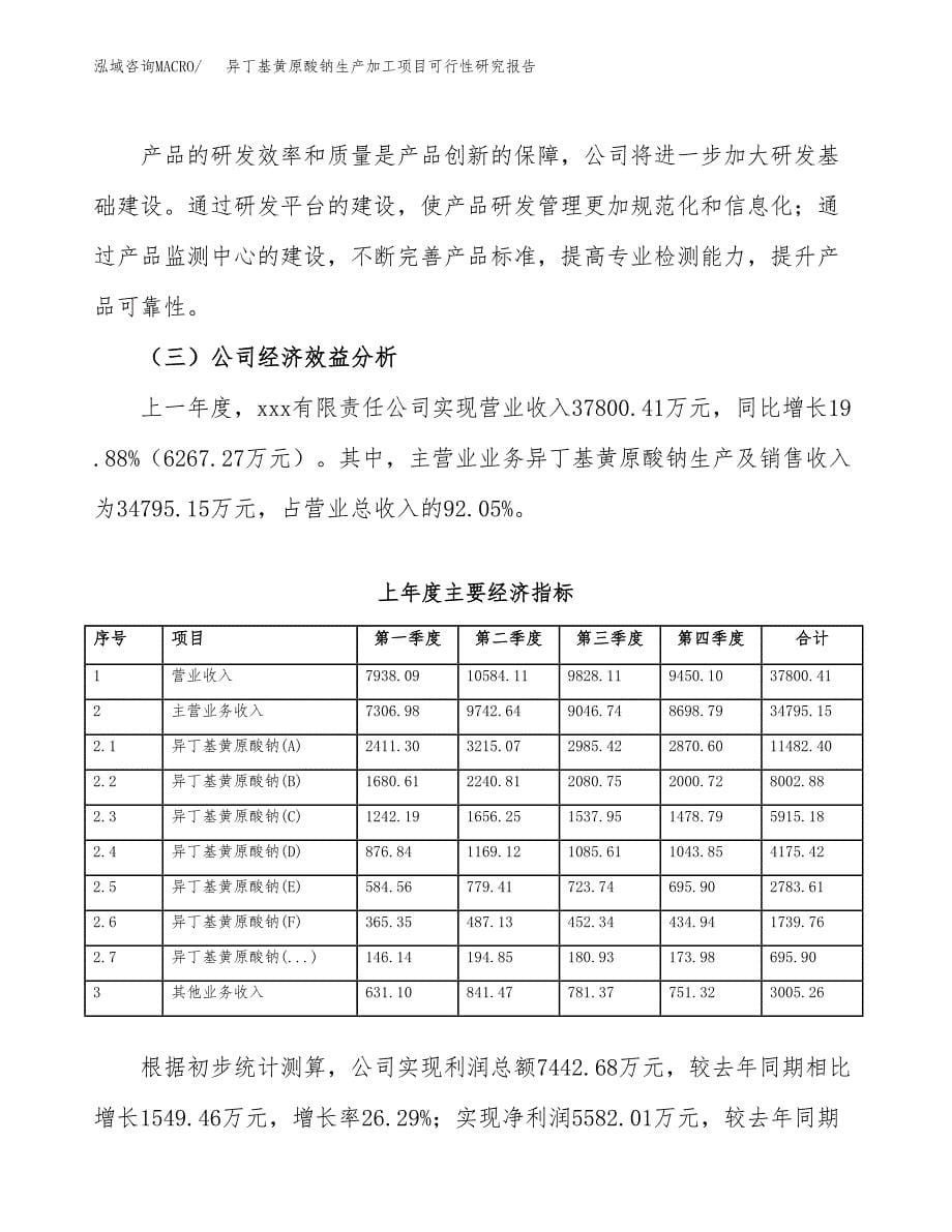 （模板）异丁基黄原酸钠生产加工项目可行性研究报告_第5页