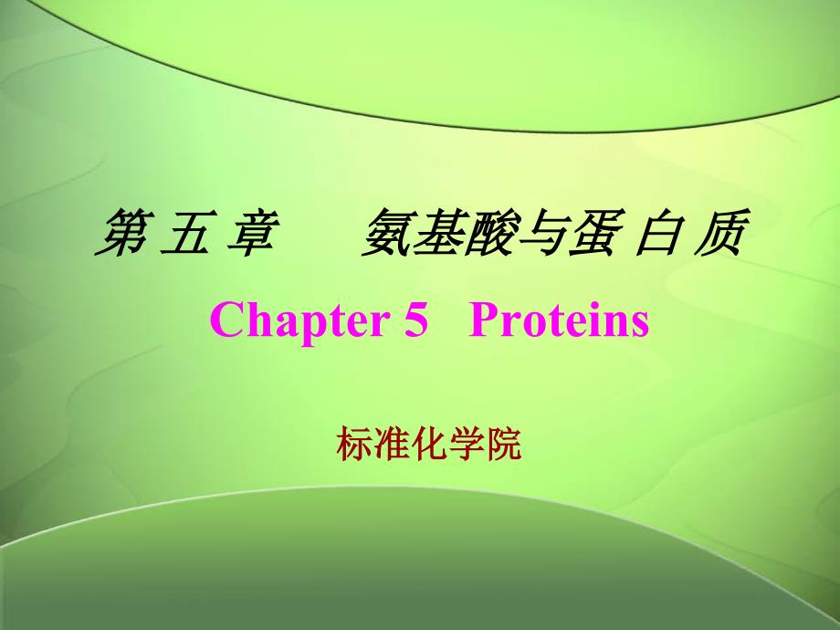 食品化学-蛋白质_第1页