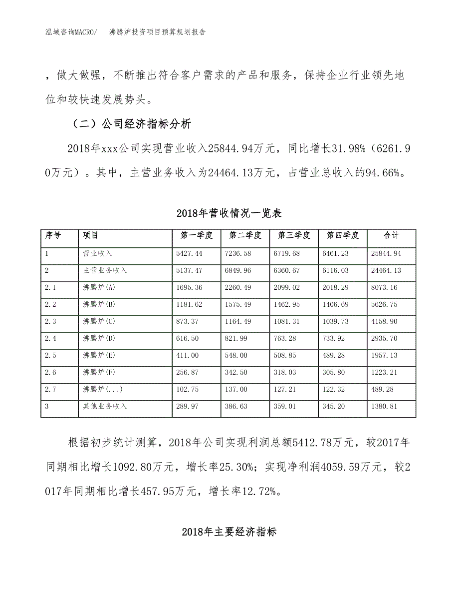 沸腾炉投资项目预算规划报告_第3页