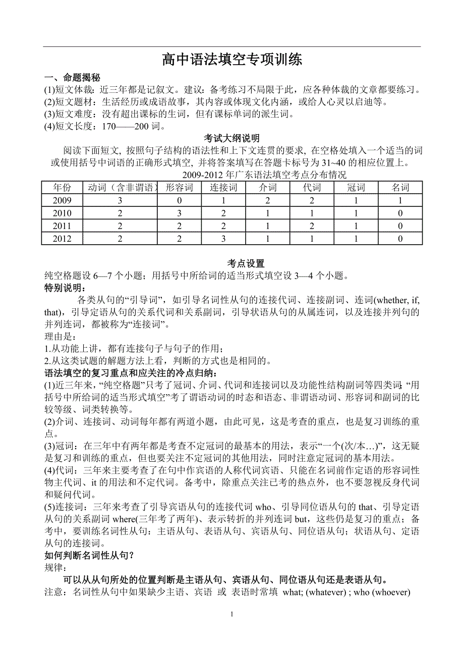 高中语法填空解题方法_第1页