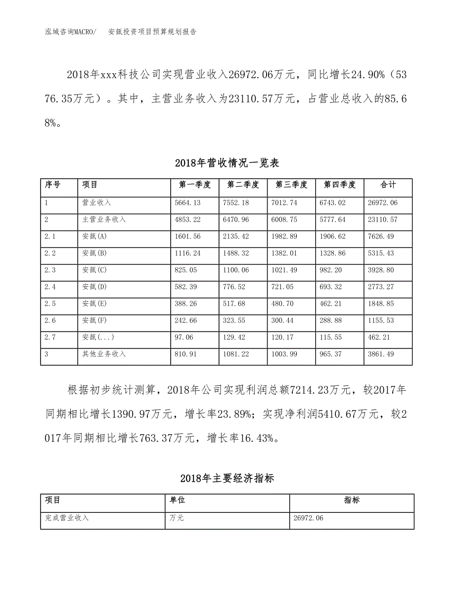 安瓿投资项目预算规划报告_第3页