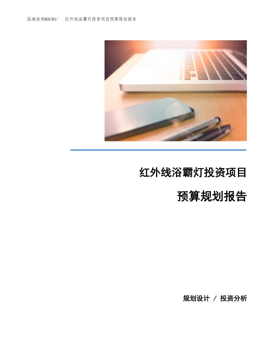 红外线浴霸灯投资项目预算规划报告_第1页