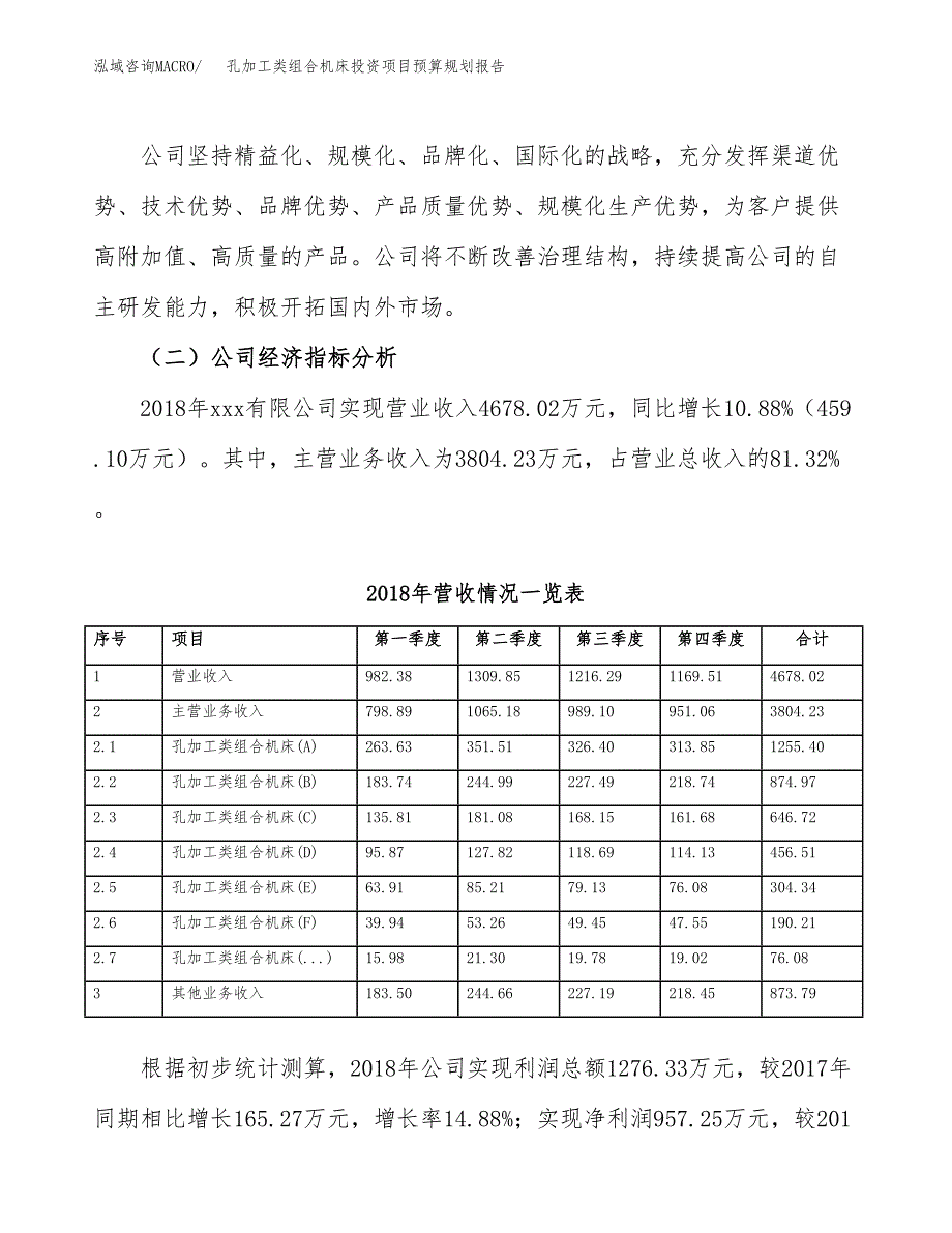 孔加工类组合机床投资项目预算规划报告_第3页