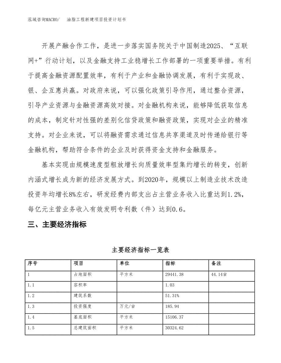 油脂工程新建项目投资计划书_第5页