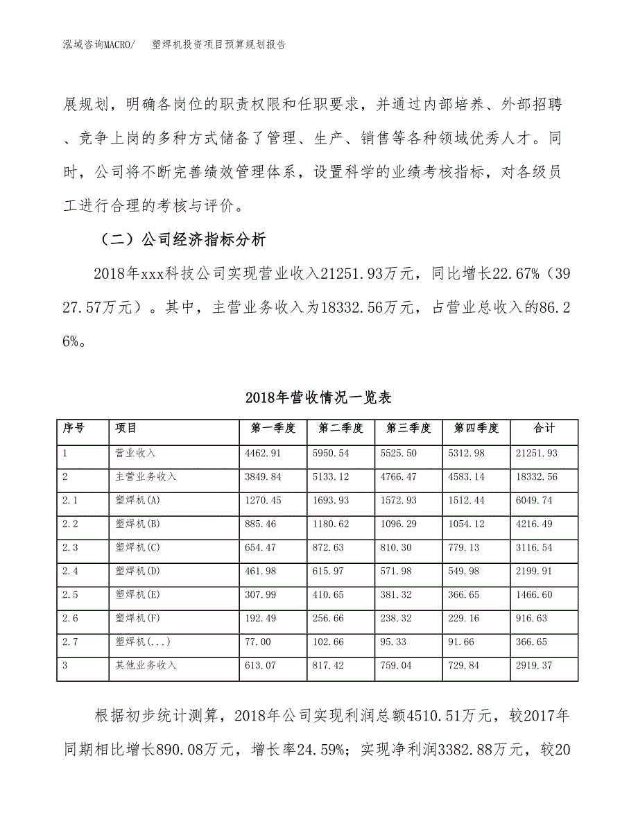 塑焊机投资项目预算规划报告_第3页