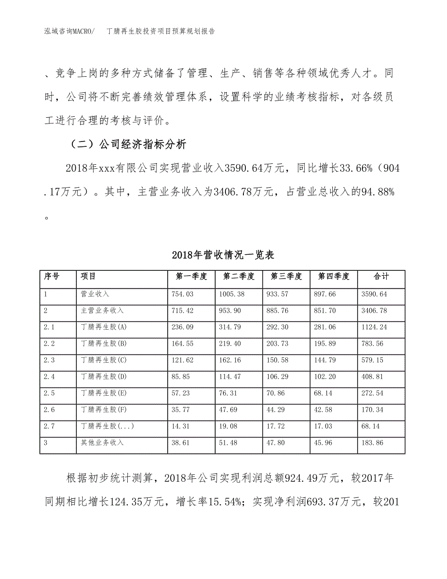 丁腈再生胶投资项目预算规划报告_第3页