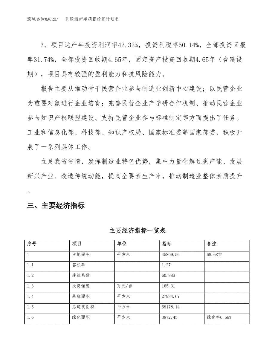 乳胶漆新建项目投资计划书_第5页