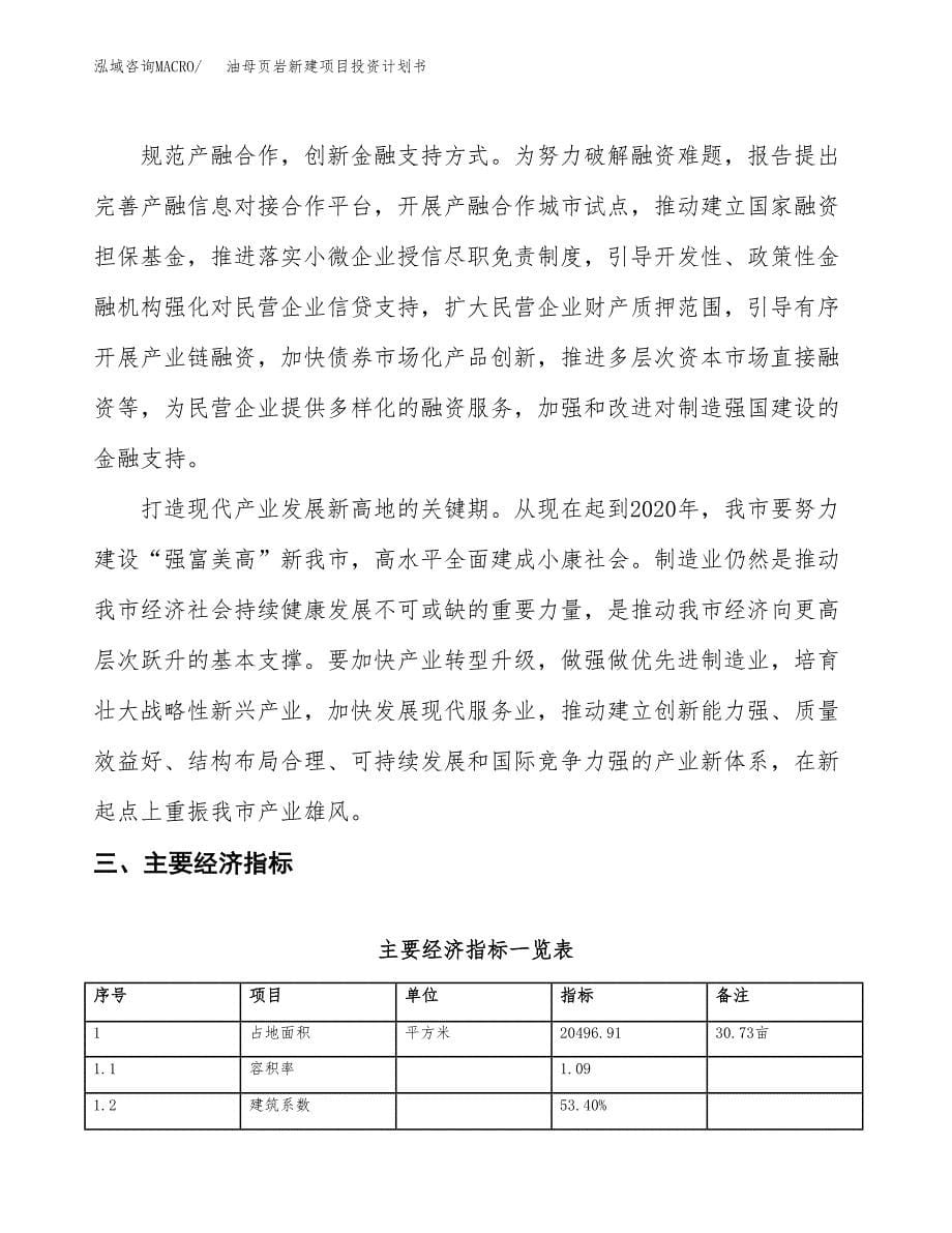 油母页岩新建项目投资计划书_第5页