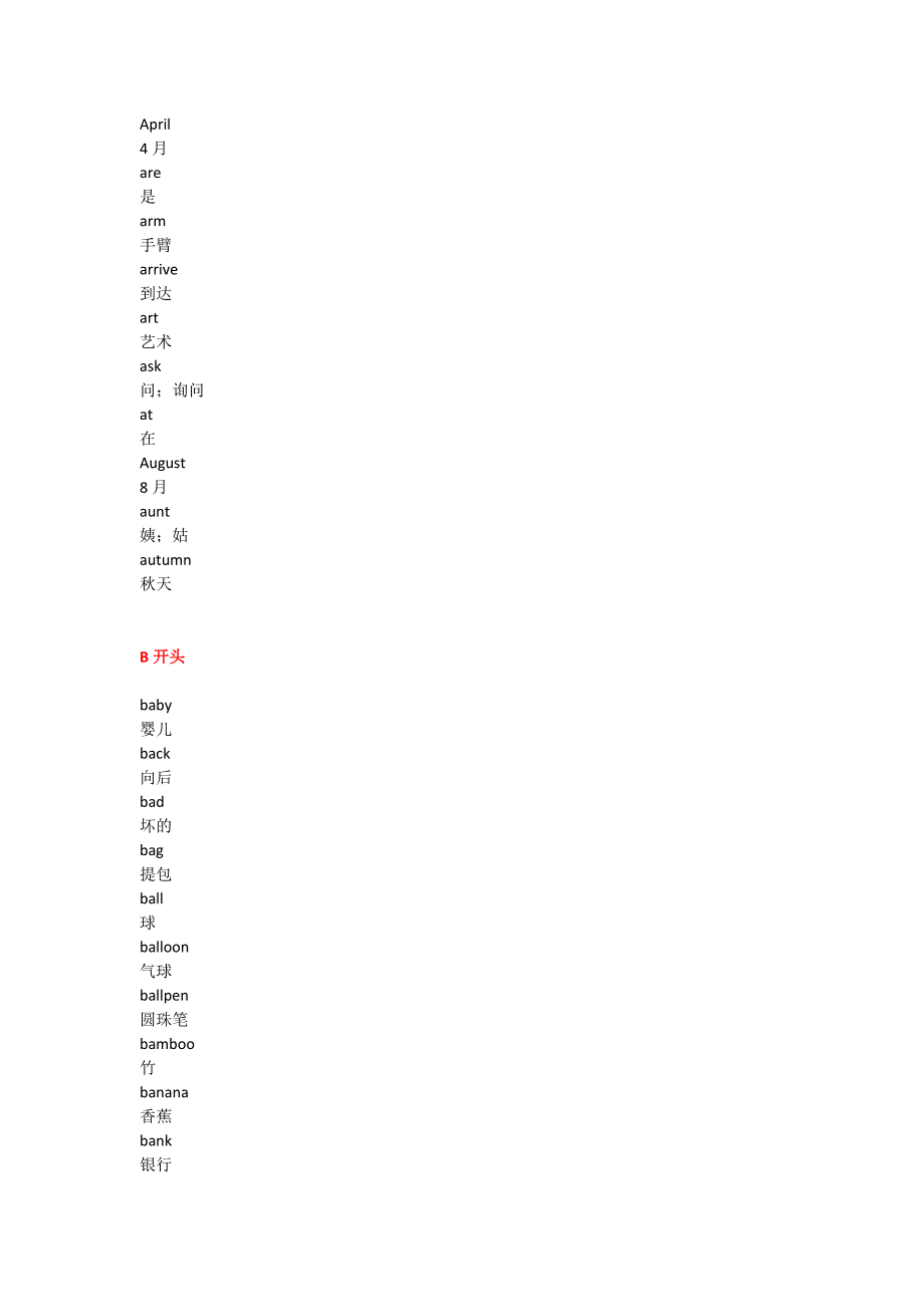 小学英语词汇26字母听力记忆法_第2页