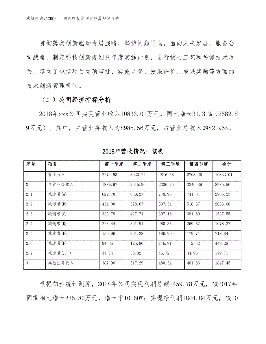 减速带投资项目预算规划报告_第3页