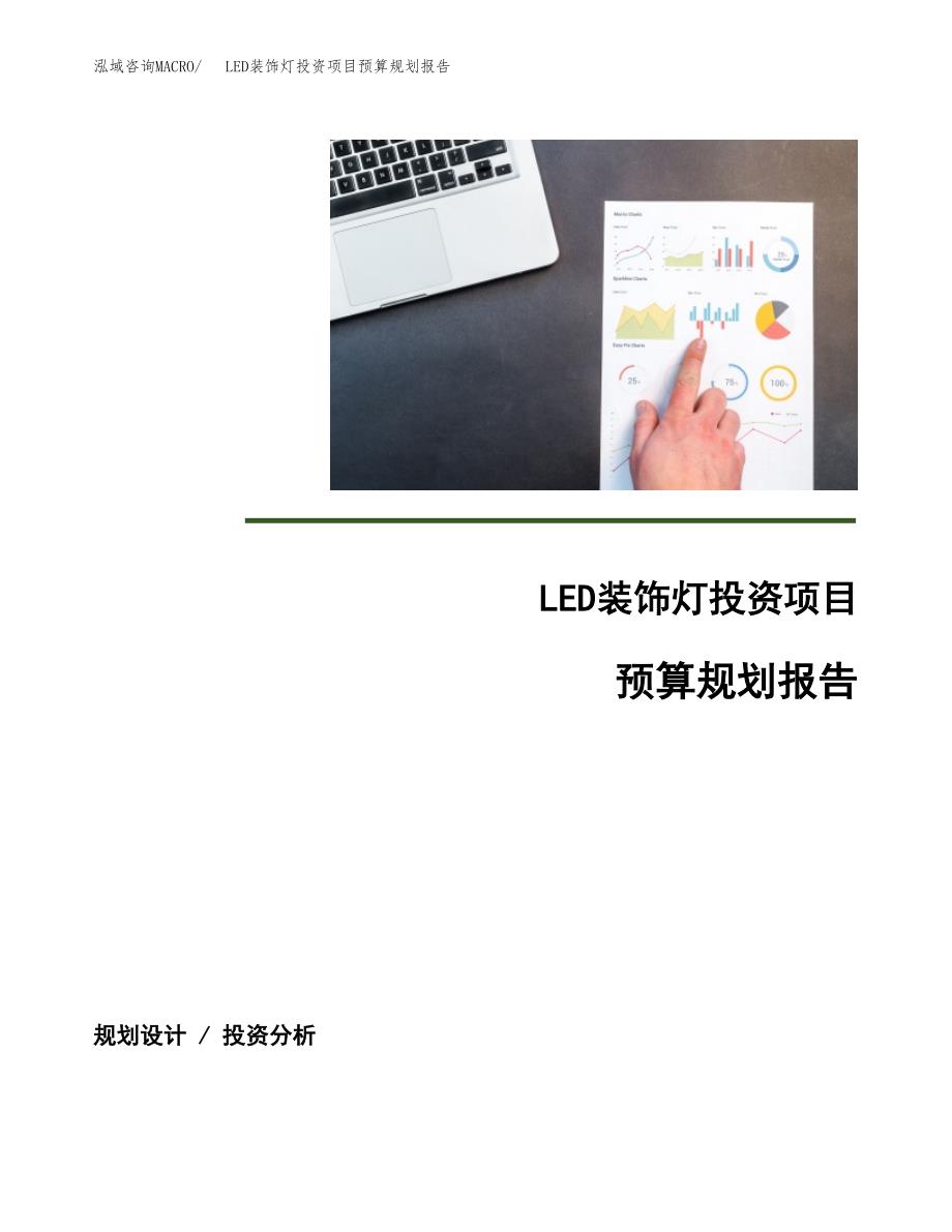 LED装饰灯投资项目预算规划报告_第1页