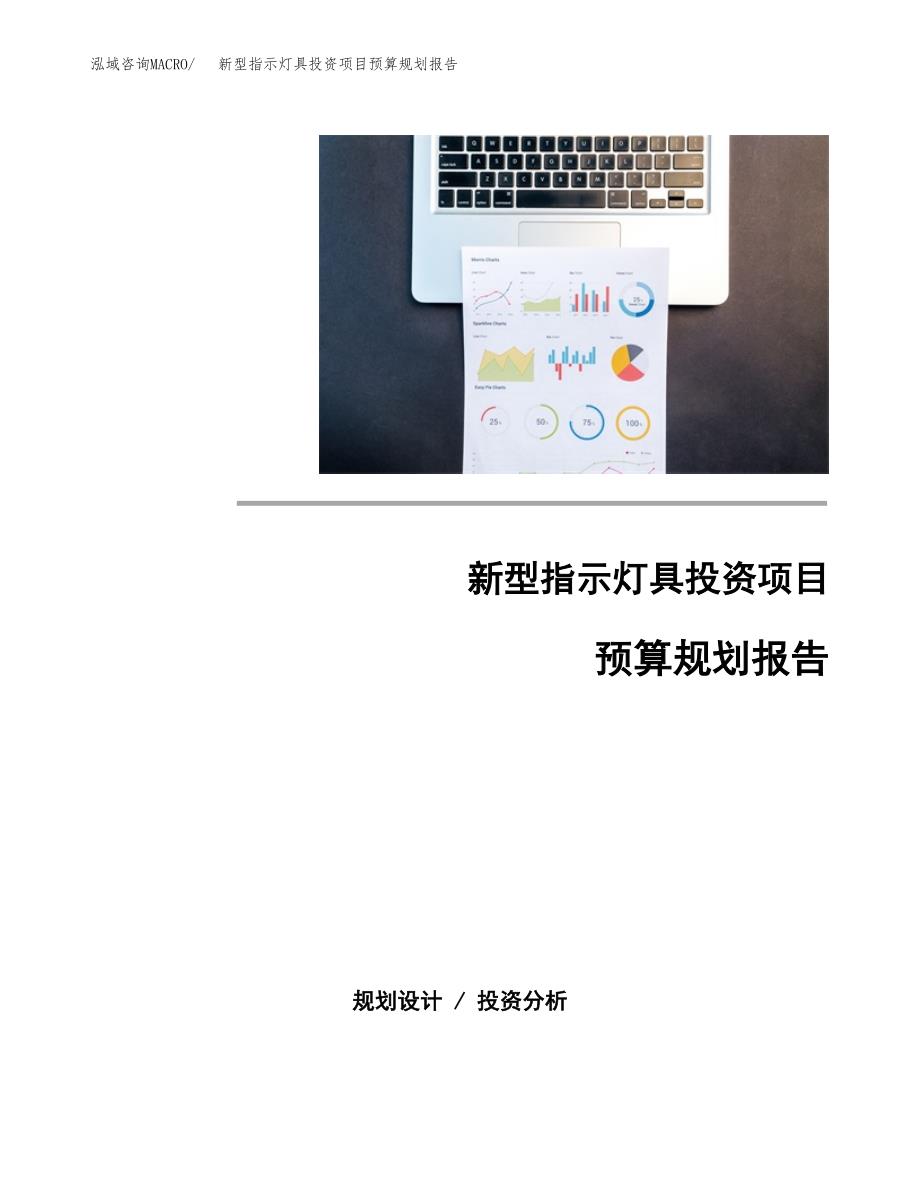 新型指示灯具投资项目预算规划报告_第1页