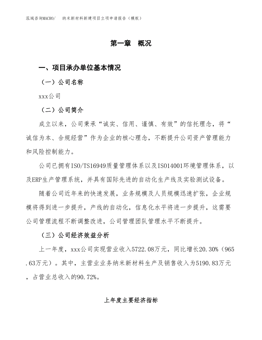 纳米新材料新建项目立项申请报告（模板） (1)_第4页