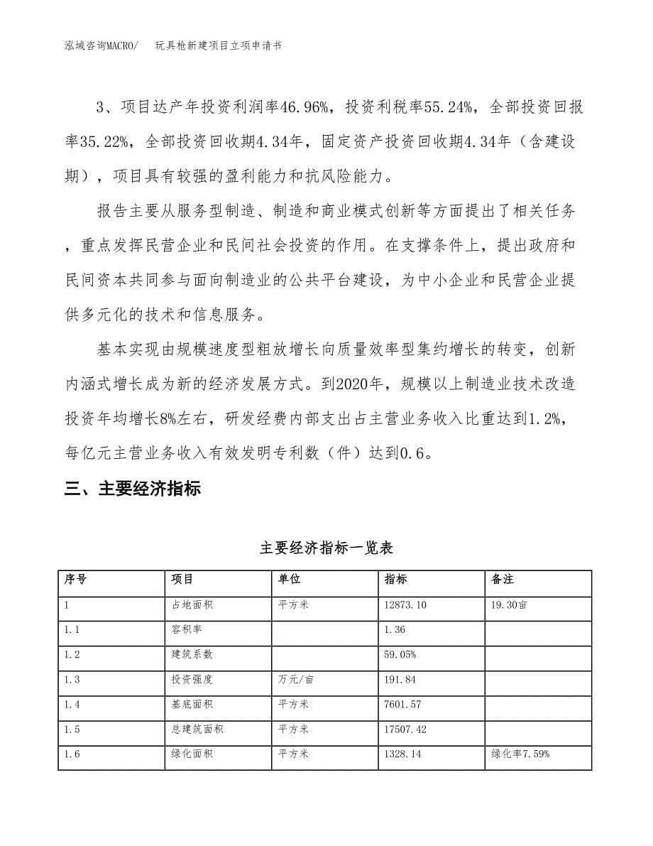 玩具枪新建项目立项申请书_第5页