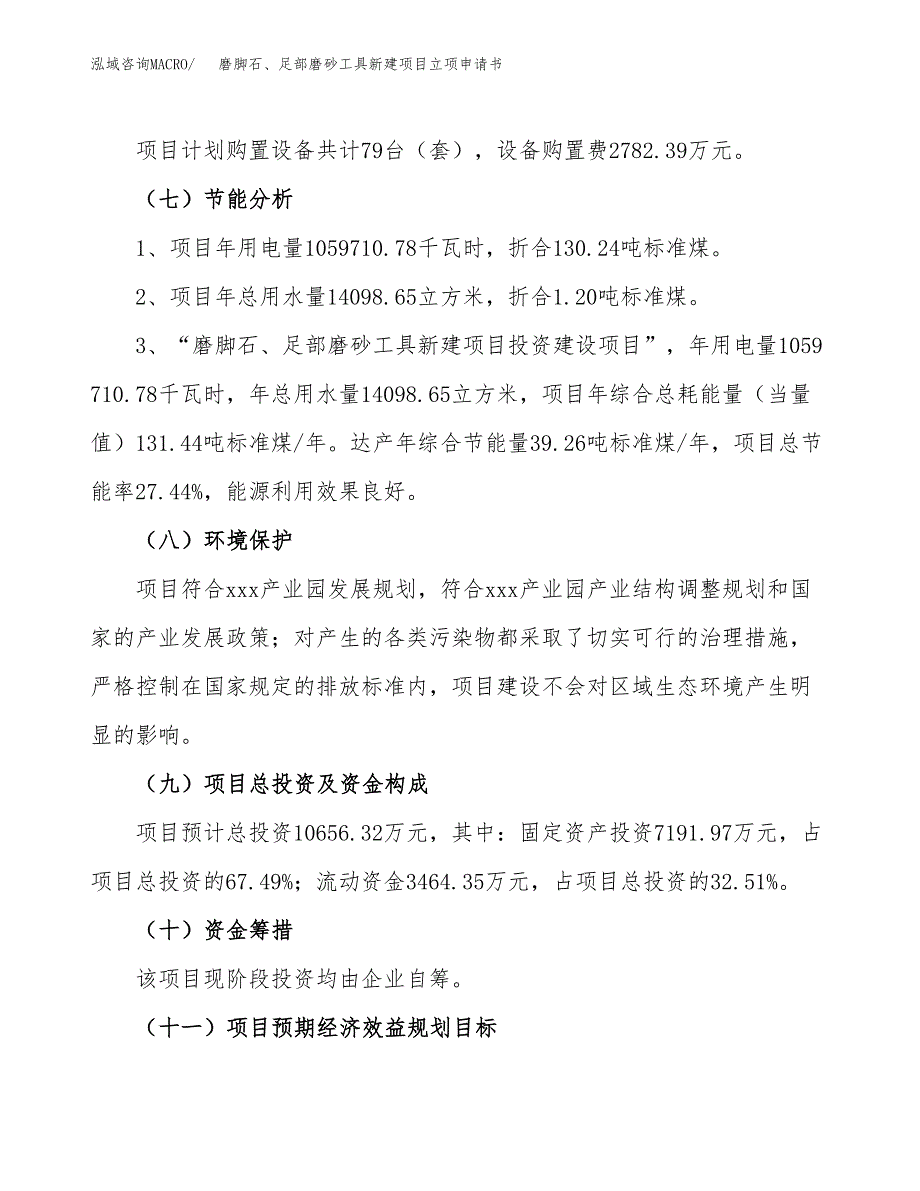 磨脚石、足部磨砂工具新建项目立项申请书_第3页