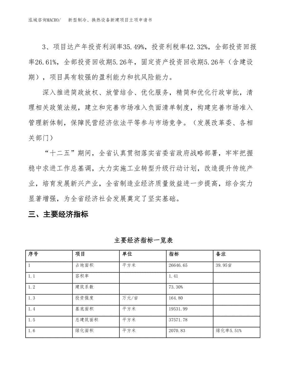 新型制冷、换热设备新建项目立项申请书_第5页