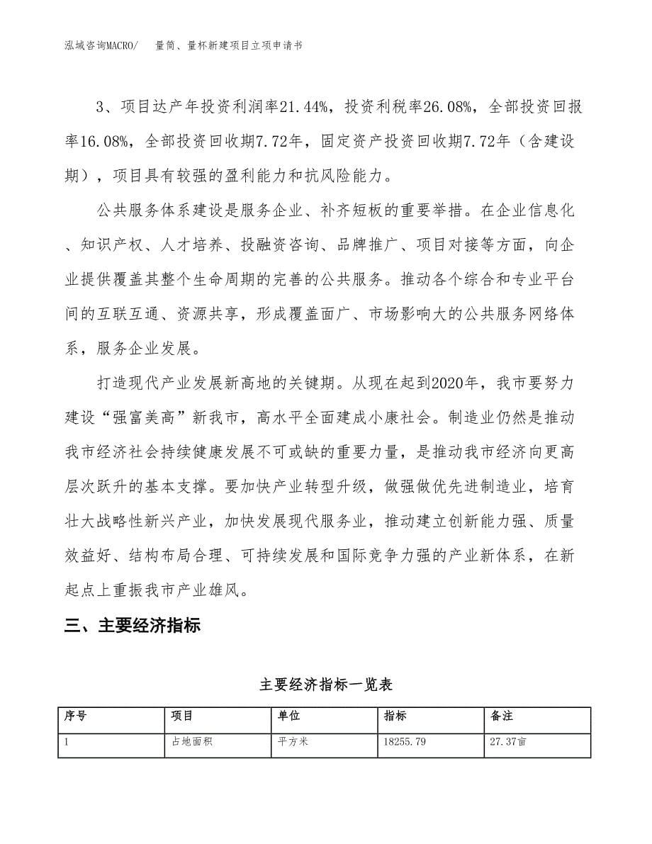 量筒、量杯新建项目立项申请书_第5页