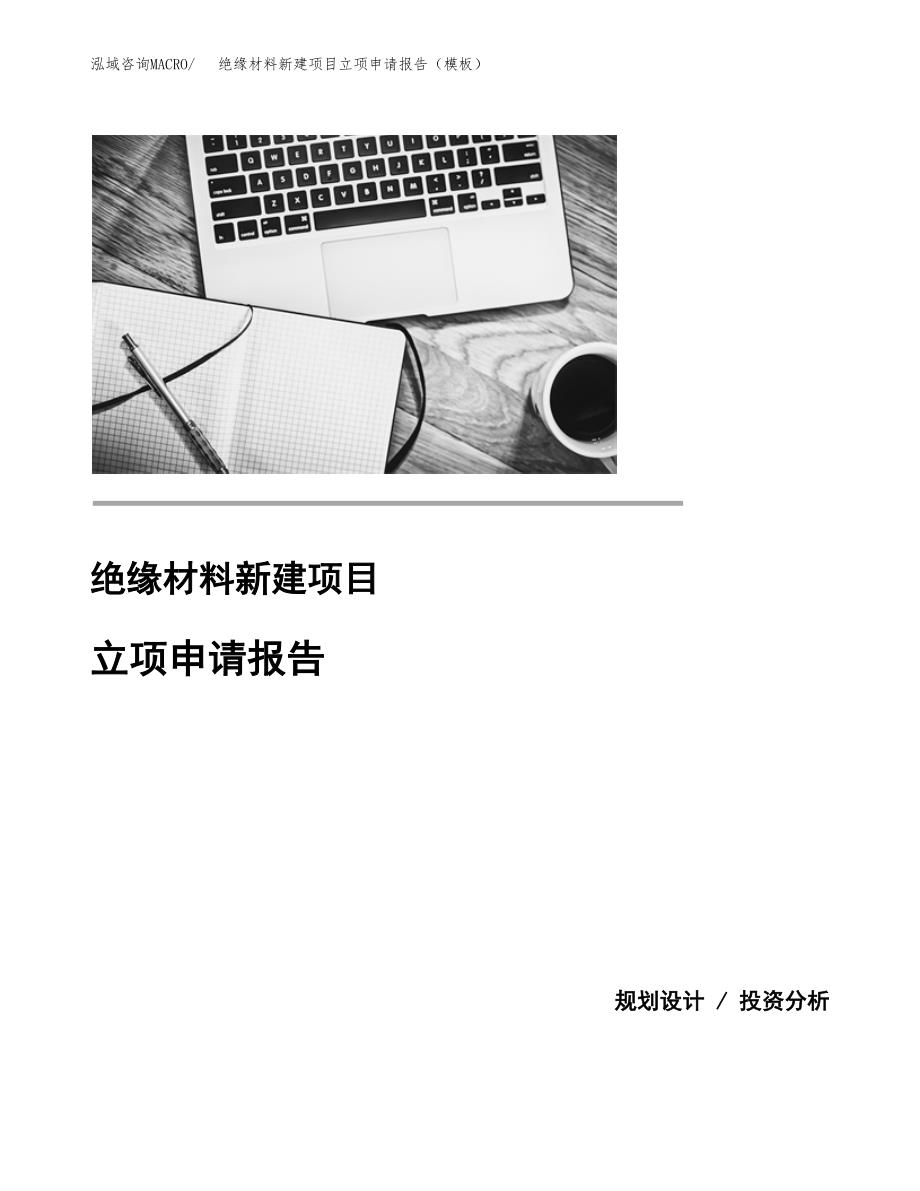 绝缘材料新建项目立项申请报告（模板）_第1页