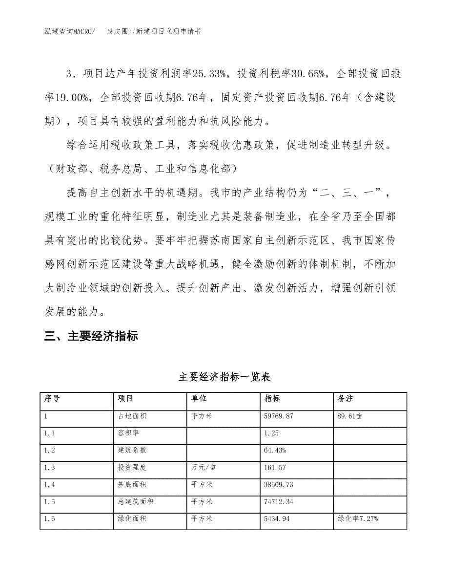 裘皮围巾新建项目立项申请书_第5页