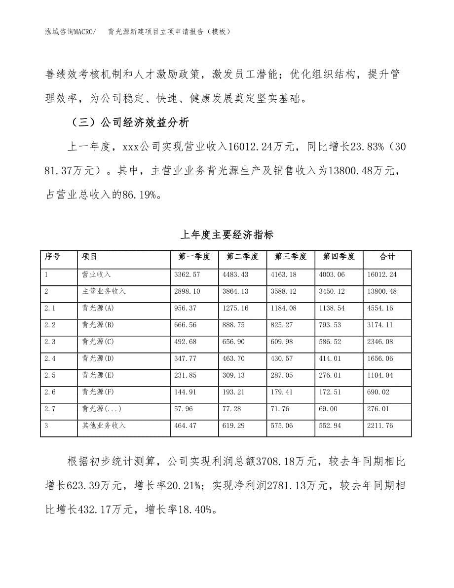 背光源新建项目立项申请报告（模板）_第5页