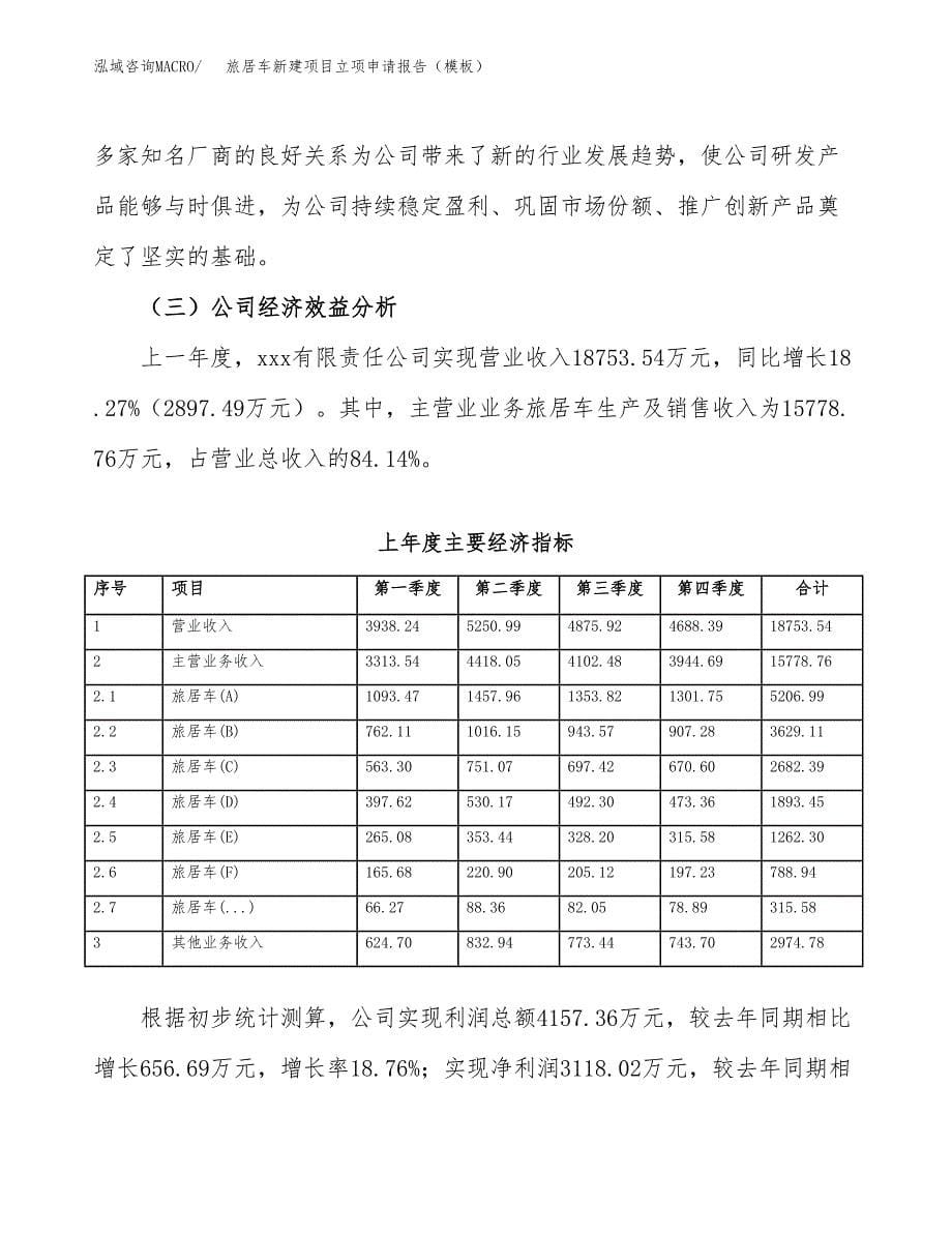 旅居车新建项目立项申请报告（模板） (1)_第5页