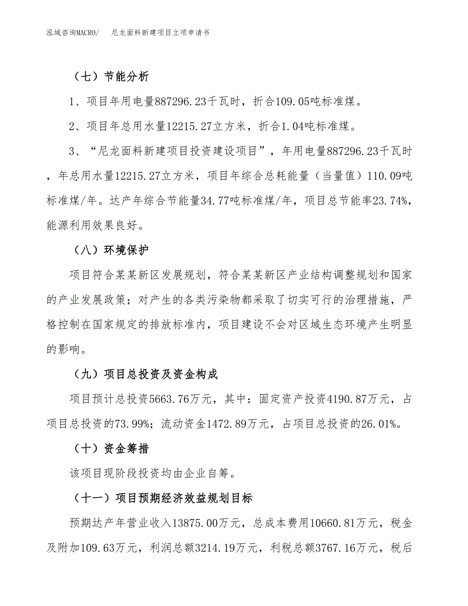 尼龙面料新建项目立项申请书_第3页