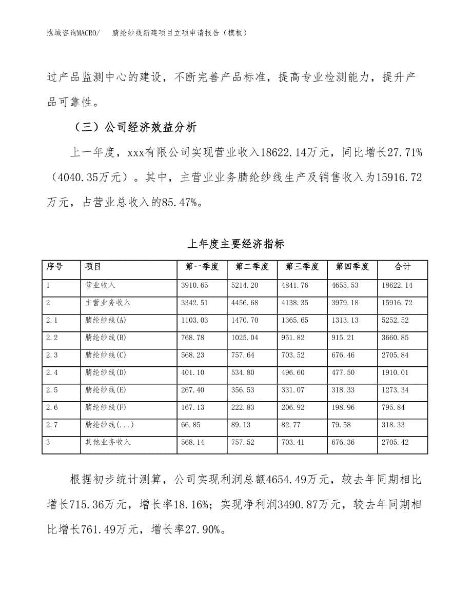 腈纶纱线新建项目立项申请报告（模板）_第5页