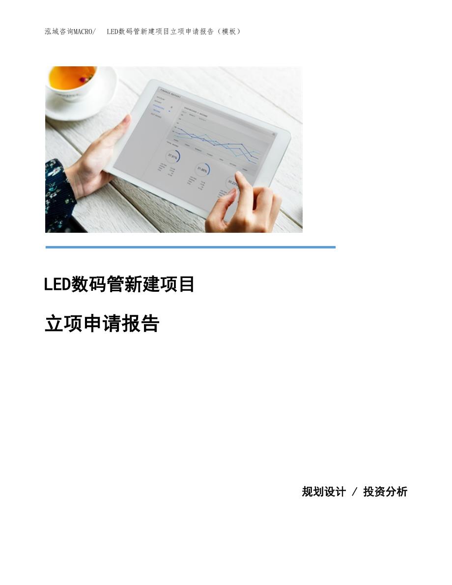 LED数码管新建项目立项申请报告（模板）_第1页