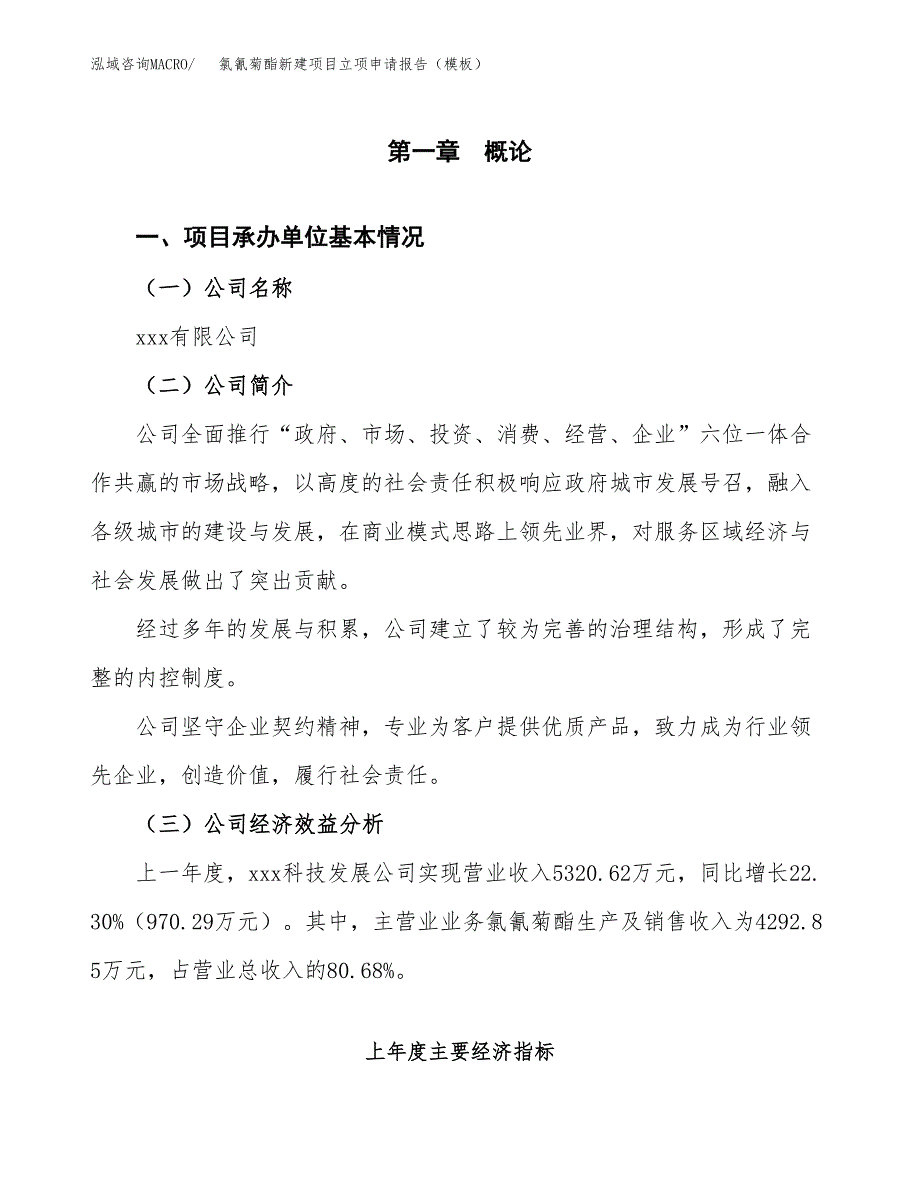 氯氰菊酯新建项目立项申请报告（模板） (1)_第4页