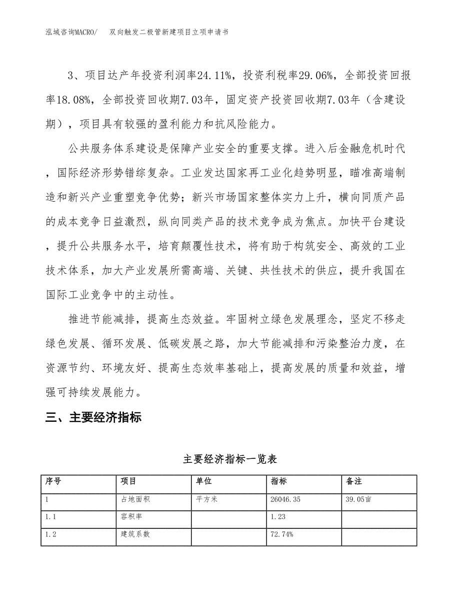 双向触发二极管新建项目立项申请书_第5页