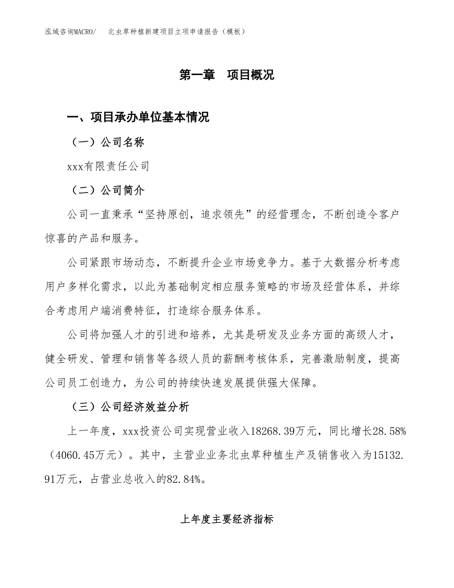 北虫草种植新建项目立项申请报告（模板）_第4页