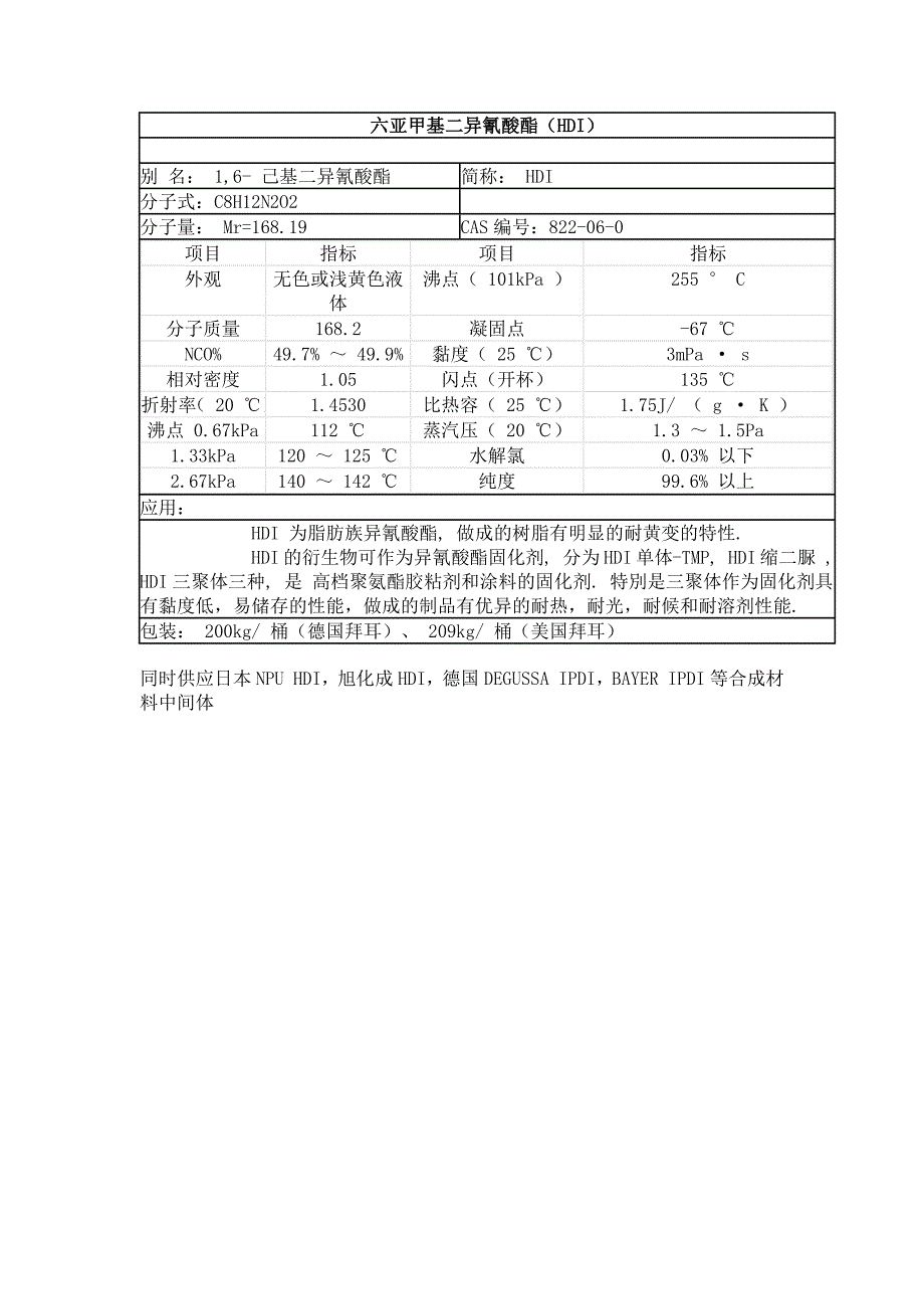 德国科思创(原拜耳)hdi_第1页