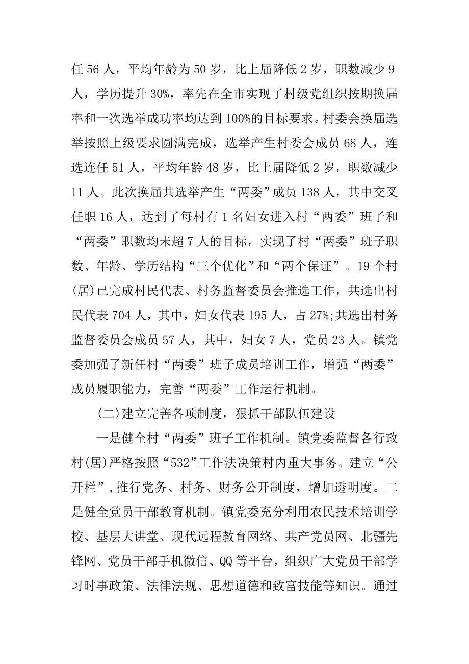 乡镇20xx工作总结与计划模板_第2页