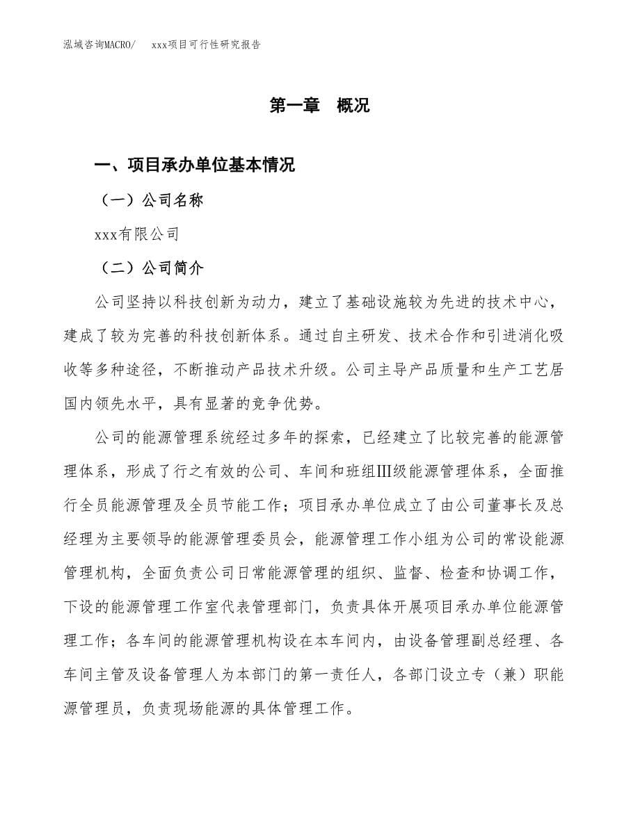 （模板参考）某某工业园xxx项目可行性研究报告(投资17128.21万元，67亩）_第5页