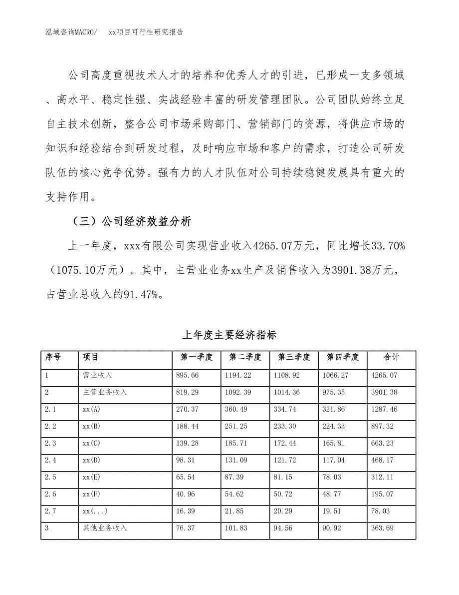 （模板参考）某某经济开发区xx项目可行性研究报告(投资8202.53万元，36亩）_第5页