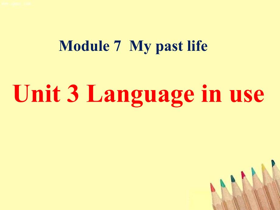 Language in use my past life _第1页